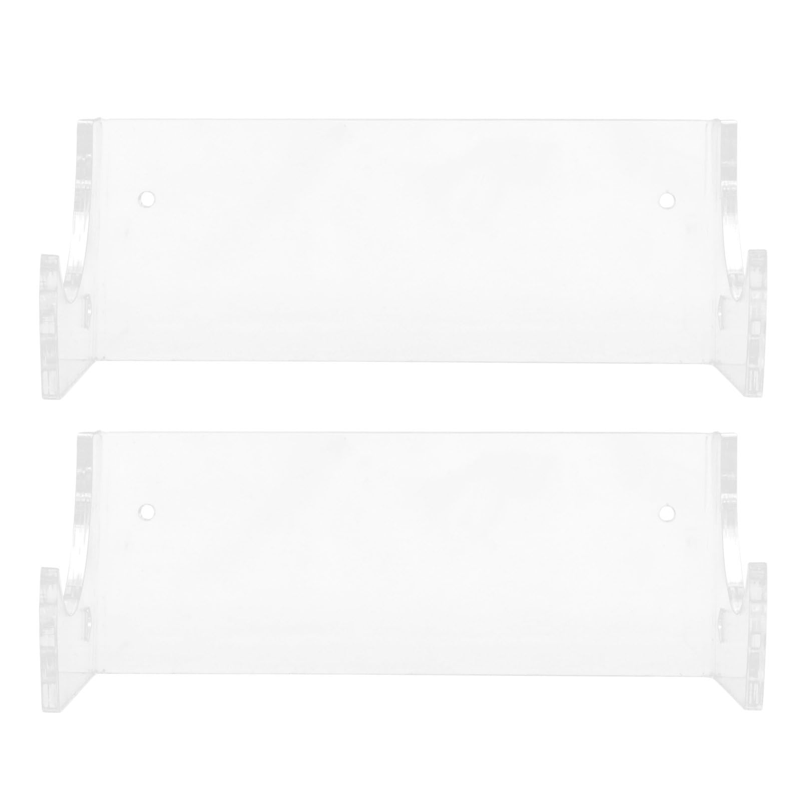 Soporte para rodillos de amasar acrílico doble con ganchos de pared para utensilios
