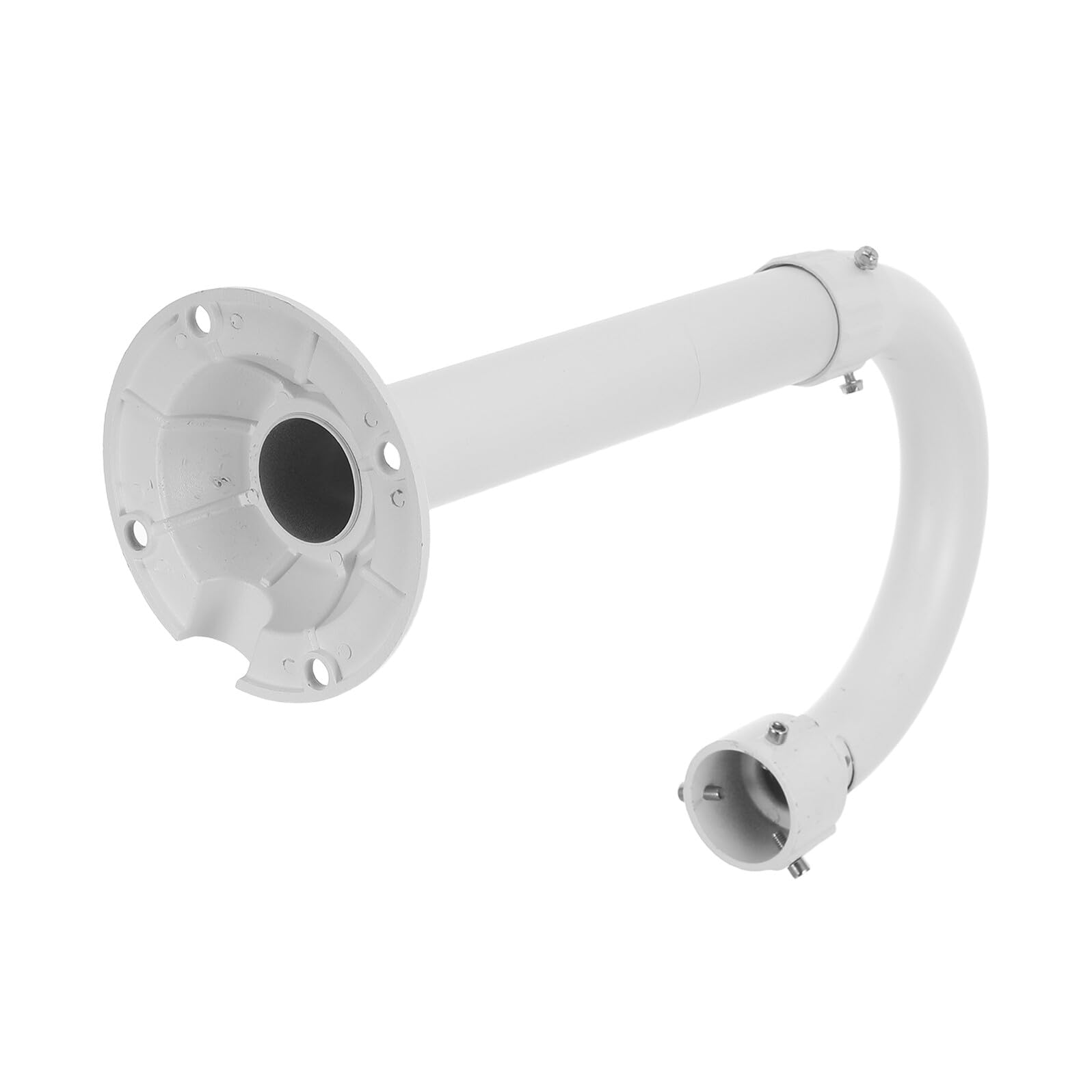 SHINEOFI Supporto Telescopico Bianco e Telecamera di Sorveglianza per in Lega di Alluminio Protezione per Tutte le Condizioni Climatiche Staffa Regolabile Multiangolo per Monitoraggio
