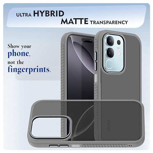 V-TAN Vivo T4X Back Cover, Matte Finish, Gray - Image 6
