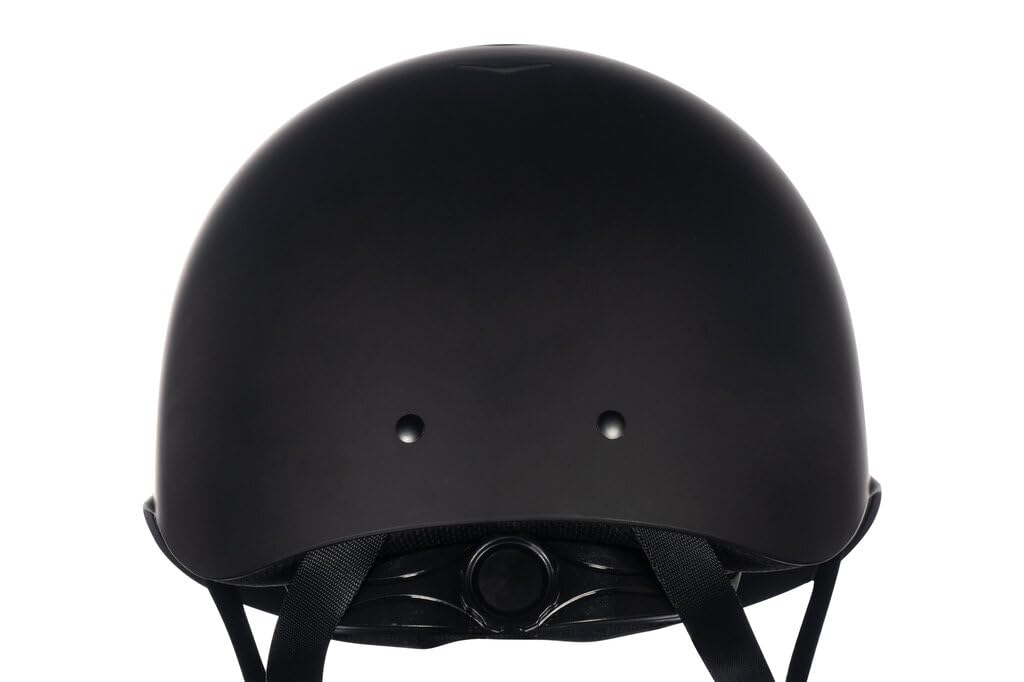 HKM Unisex Illusion Casco da equitazione Nero/Oro Rosa M = 55-57 cm
