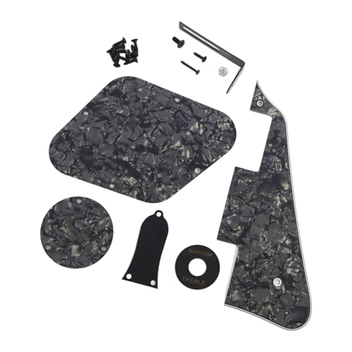 Guitar Pickguard with Mounting Screw Guitar Switches Cavity Cover & Bracket Electric Guitars Cover Scratch Plate Guitar Switches