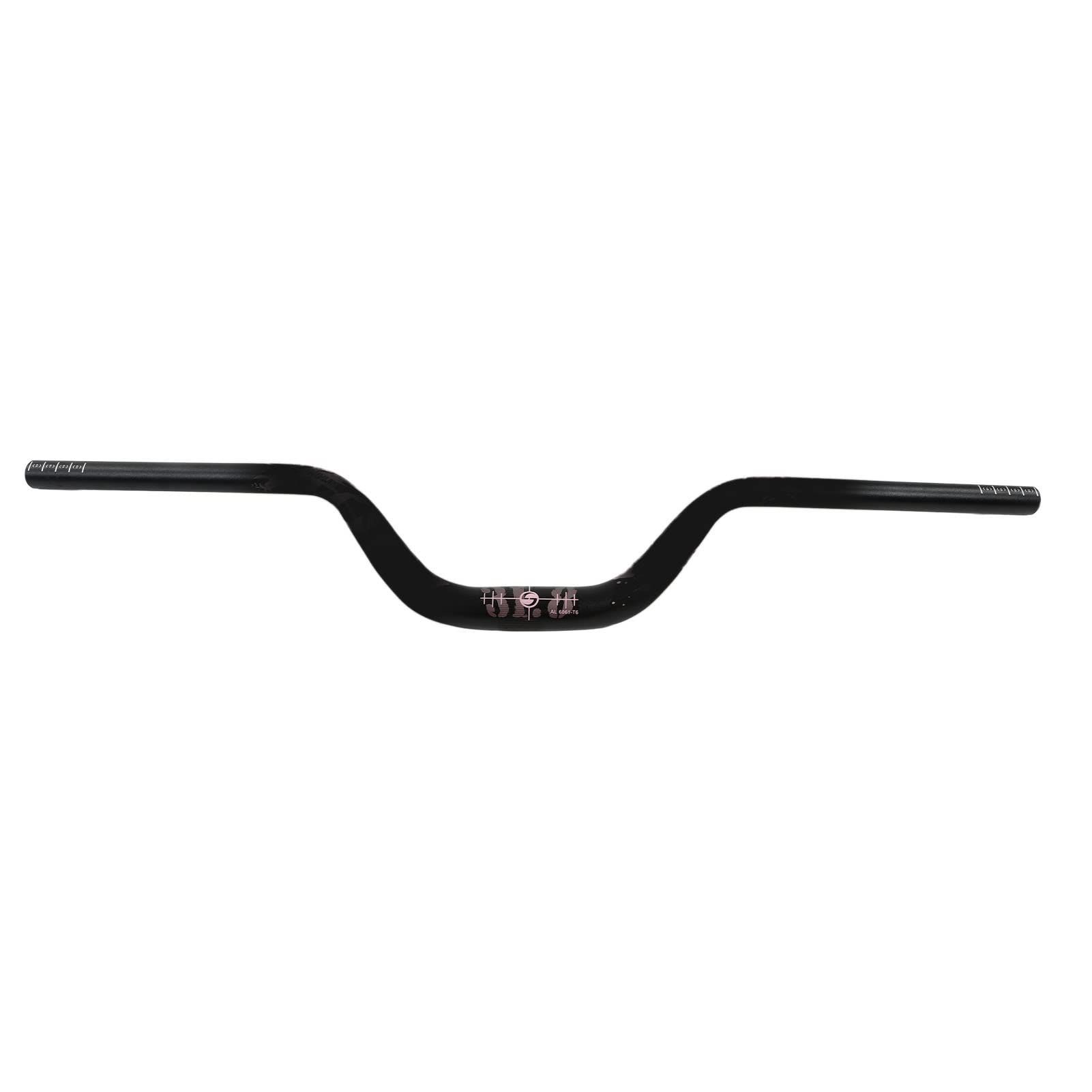 Venzo Fixie Bike Bullhorn / Pursuit Handlebars – 25.4mm Clamp, 440mm Width (VZ-E03-049)