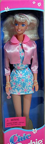 Fashion Avenue Blonde Doll Chic Barbie in Pink Satin