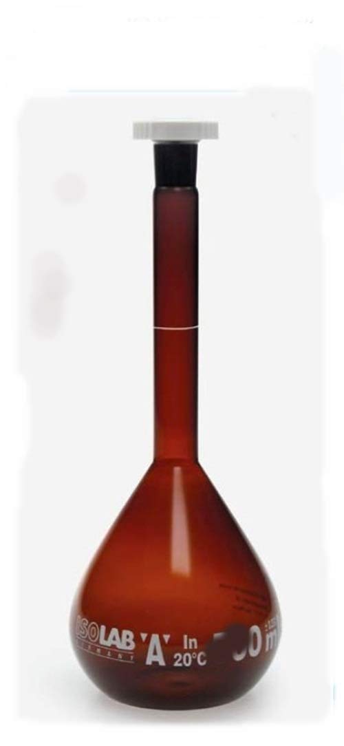 VOLUMETRIC FLASKS (class A) conformity certifiedamber 25ml NS10/19 x 1 pieces Amazon.co.uk