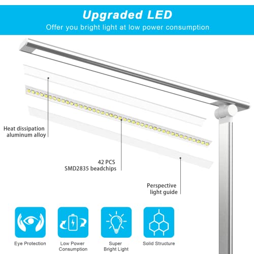 Aourow Lampada Scrivania LED Dimmerabile: Lampada