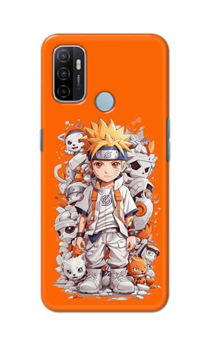 Image of PRINTFIDAA Printed Hard Back Cover Case for Oppo A53 4G | Oppo A53S 4G | Oppo A32 | Oppo A33 2020 Back Cover (Famous Anime Cartoon Character) -112
