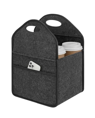 4 Cup Reusable Drink Carrier Bag with Handle, Multiple Tumbler