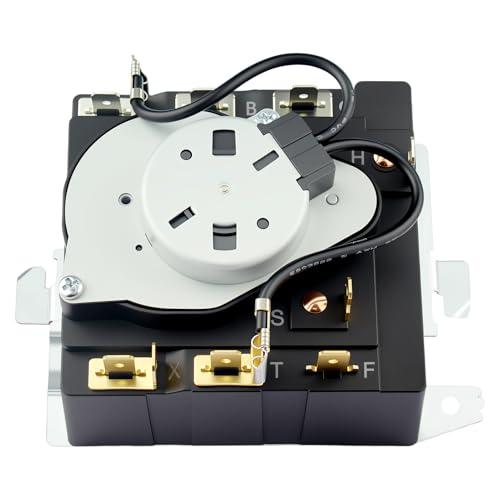 Image of WE04X24550 Dryer Timer Replacement - Direct Fit for GE & Hotpoint Dryers - Replaces 234D2377P004 TMD14M30 WE04X24549 - Compatible with GTD42EASJ2WW GTD48EASW0WB 2-Year QA