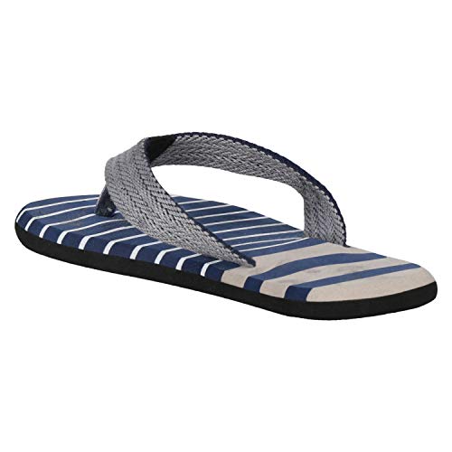 Image of Men's XY249 Blue Red Navy Green Orange Color Slippers