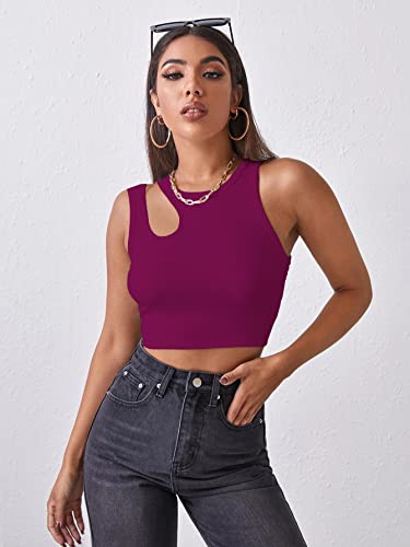 Image of Shasmi Women's Striped Slim Fit Crop, Ribbed, Stylish Tank Top, Soft and Comfy Fabric has Some Stretch