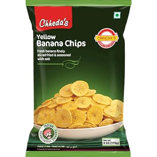 Chhedas Yellow Banana Chips 70g