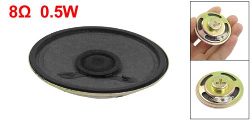 Haut-Parleurs 50mm 8Ω AMONIDA - Lot De 10 - Pour Sonnettes, Jouets Électroniques Ou Réparation Audio
