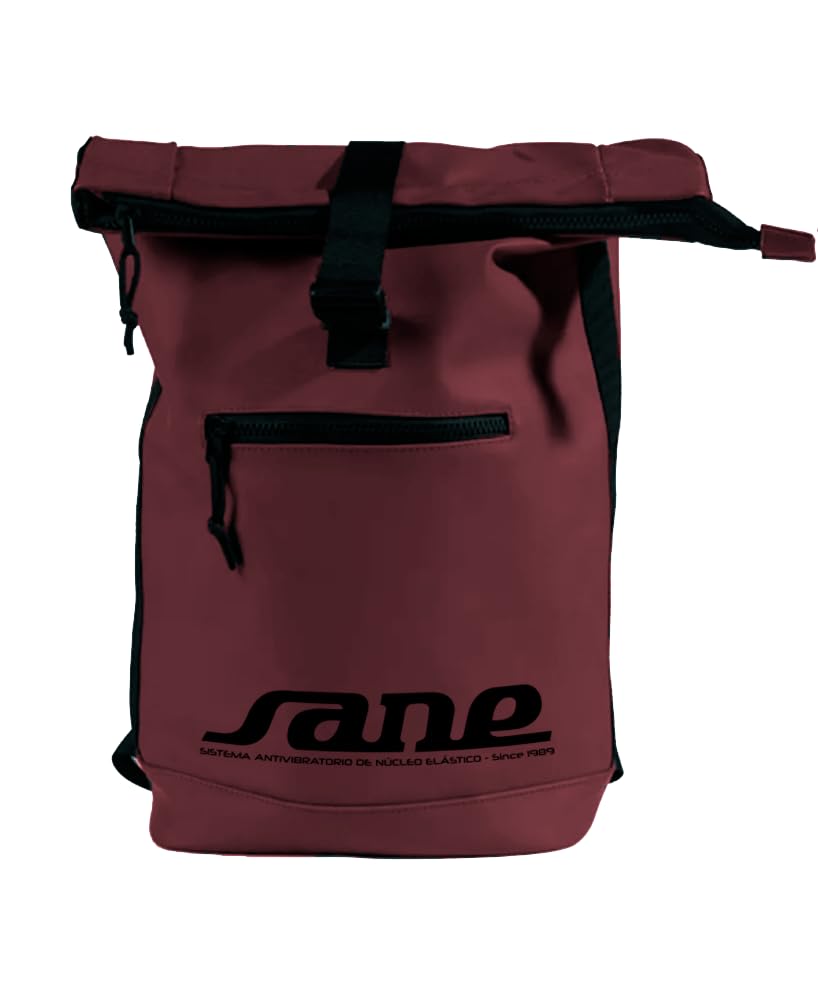 Mochila pádel Sane Everyday Ruby con espalda acolchada transpirable y tejido rojo 4