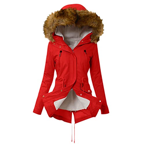 Womens Tops Winter Coat Womens Warm Sweater Hooded Jacket Slim Outerwear Comfy Coats Long Cardigan Comfy Overwear Tops