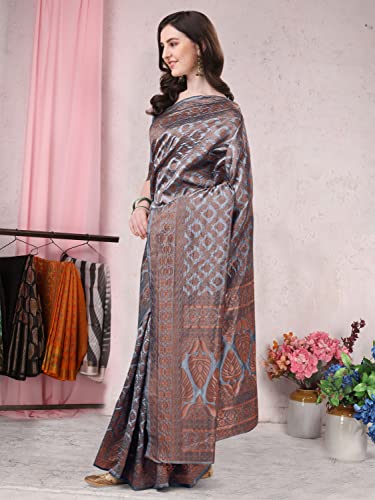 Image of MIRCHI FASHION Women Saree | Jacquard Banarasi Silk Woven Ethnic Motif Office Wear Sari