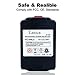Lasica 2 Pack Compatible with Porter-Cable 18V Lithium Battery Replacement for Porter Cable 18V Battery PC18B-2 PCC489N PC18BL PC18BLX PC18BLEX PCXMVC PC18B 18-Volt Cordless Tool Battery Packs