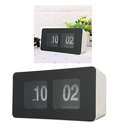 Baoblaze Auto Flip Relógio de Relógio Digital de Bateria do Arquivo para Página Clocks Não Ticking S