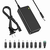 PERFEIDY UL Listed 14V 4A 3A 2A 1A Power Supply 56W Charger AC Adapter 14.0V 4000mA 35000mA 3000mA 2000mA 1500mA 1000mA Regulated 14 Volt DC Switching Power Cord Plug with 10 Interchangeable Jacks