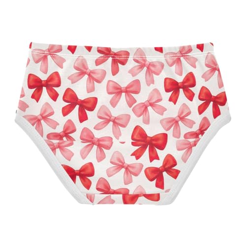 Joisal Colorful Toddlers Underwear Floral 2t Cotton Cute Panties Girl Red Pink Bows White Briefs Undies Kids2