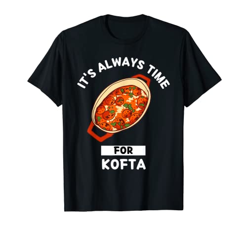 コフタ料理好きなら、いつでもコフタを食べる時間です Tシャツのサムネイル