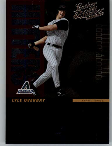 2005 Donruss Leather and Lumber Hitters Inc. #HI-14 Lyle Overbay /2000 Arizona Diamondbacks Baseball MLB