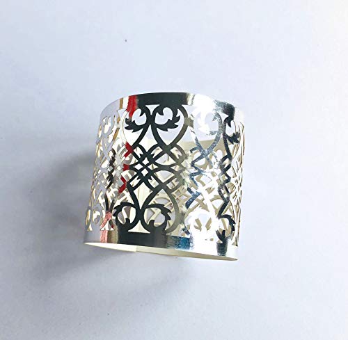 Classique Napkin Rings, color Grey Gold, set of 4 pcs (Gold)