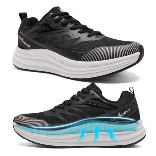 Women's Orthopedic Walking Shoes: Plantar Fasciitis Neuropathy Arch Support Swollen Feet Heel Pain...