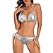 Century Star Women Tie Side Bottom Padded Top Triangle Bikini String Bathing Suit Two Piece Swimsuit