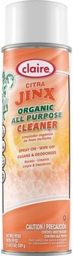 Claire 985 Citra Jinx Organic All Purpose Cleaner 19oz Aerosole Can 1 Can