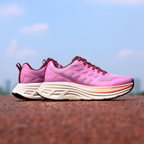 Nortiv 8 Women'S Walking Shoes Cushion Running Tennis Shoes Activefloat Non-Slip Comfortable Breathable Workout Gym Sports Athletic Sneakers,Size 9.5,Purple,Snws245W thumb #7