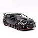 KXSM 1/32 per Honda per Type R Hatchback Modello di Veicolo Giocattolo in Lega Pressofuso Suono Luce Tirare Indietro Auto Sportive Giocattoli Regali (Color : Black)
