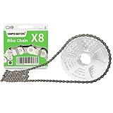 CAMPER MATTERS 6/7/8 Speed Bike Chain 116 Links with Master Link and Spare Quick Chain Links