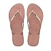 Havaianas - Slim Brasil Logo, Infradito Comode, Resistenti e Leggere, Omaggio al Brasile, Bandiera su Cinghie e Suola, Donna immagine