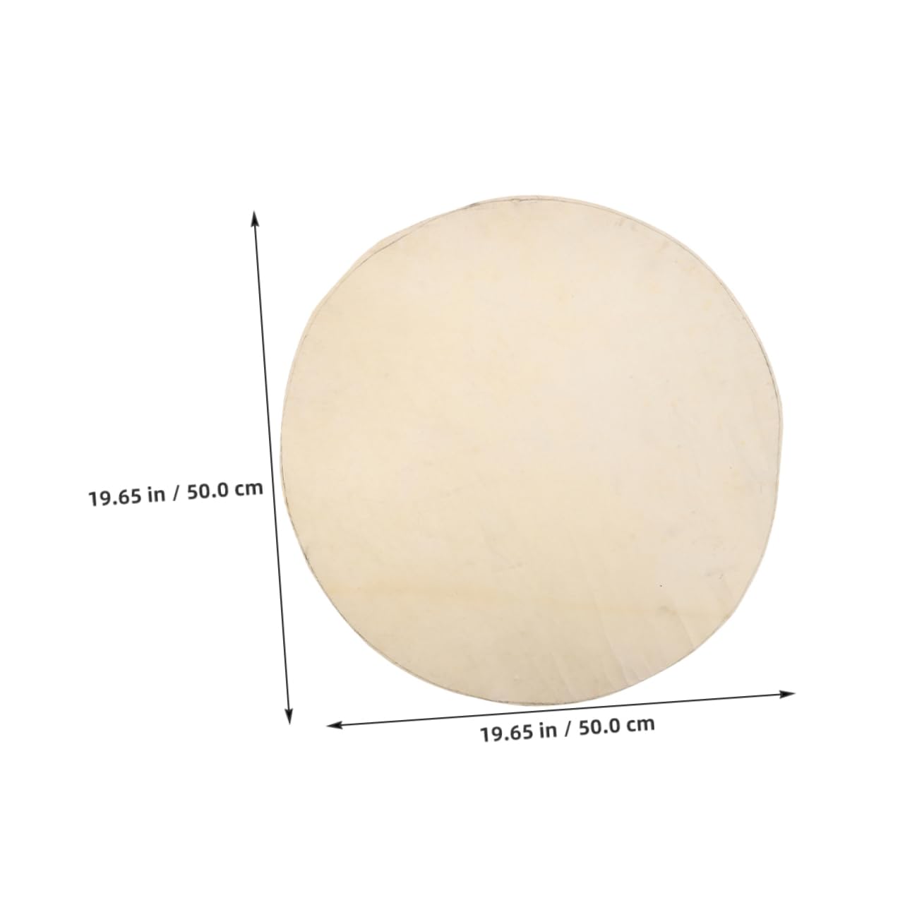 VICASKY Goat Skin Drum Head for Hand Durable Replacement Skin for Drums Unique Sound for Percussion Instruments