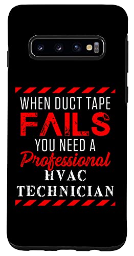 Galaxy S10+ HVAC Technician Funny HVAC Tech Case