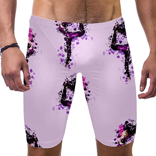 Maillot de bain homme anti frottement à séchage rapide violet taille M