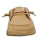 Hey Dude Women's Wendy Canvas Tan/Tan Size W8 | Women's Shoes | Women's Slip On Loafers | Comfortable & Light-Weight