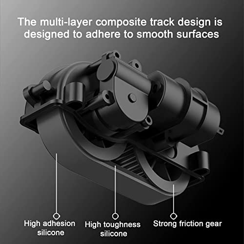 Robotic Window Cleaner with 40ml Tank, Electric Window Cleaning Robot, Auto Water Spray, Voice Output, Remote Control, for Glass, Tile, Mirrors - Image 4