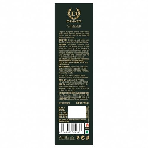 Denver SRK Autograph Collection Deo Spray Hombre 140 ml miniatura 6