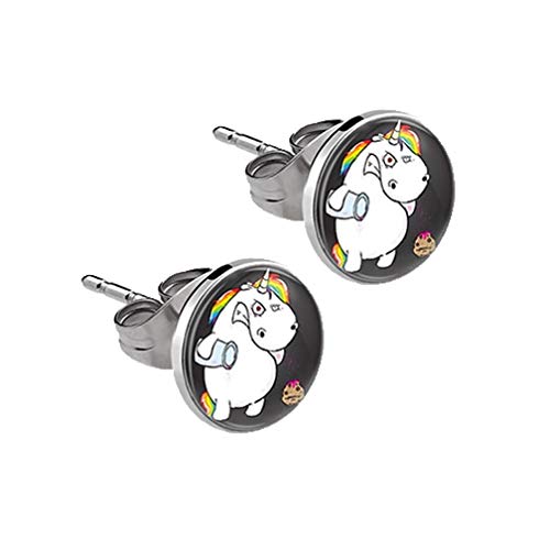 Preisvergleich Produktbild Pummeleinhorn Pummel & Friends - Ohrstecker (Glitzer)