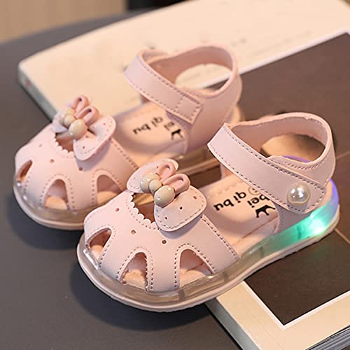 Children Shoes Fashion Sandals Light Shoes Summer Baby Soft Soled Walking Shoes Girls Princess Flash Little Girl Wedges2