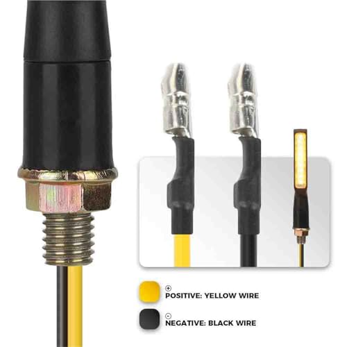 Clignotants de moto indicateurs signal lampe ambre etanches - 6