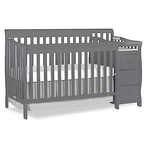 Image of Dream On Me 5 in 1 Brody Convertible Crib with Changer