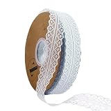 Rollo de cinta de encaje con patrón vintage, 50 yardas)