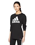 adidas Women's #Three Stripe Life Tape Long-Sleeve Tee