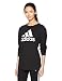 adidas Women's #Three Stripe Life Tape Long-Sleeve Tee