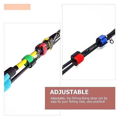Correas para varas de pesca ajustables y reutilizables para transporte seguro 6