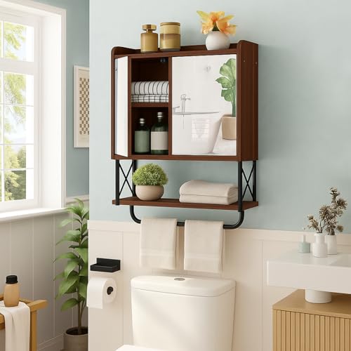 Encuentra gabinete de madera con espejo marca myxsri, en la categoría de espejos para baño. Gabinete de madera con espejo Marca MYXSRI 2