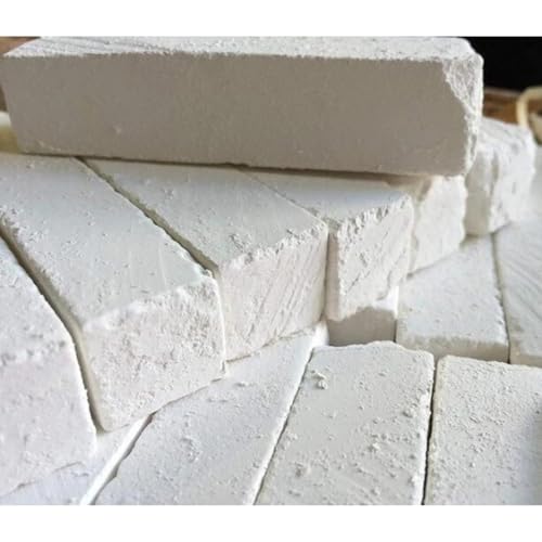 Image of Brighty Brightify Natural White Slate Bars 500g Pack | Soft Stone Chalk Blocks for Writing, Drawing, Educational, Art & Craft Use | Smooth White Slate Sticks for Teachers, Students & Artists