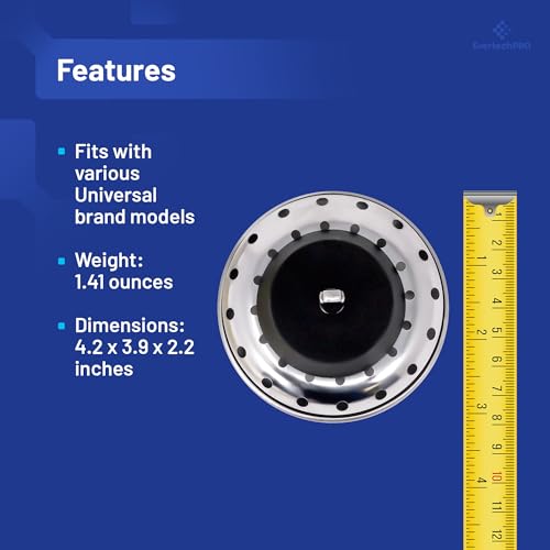 Cesto colador y tapón para fregadero de cocina acero inoxidable miniatura 4